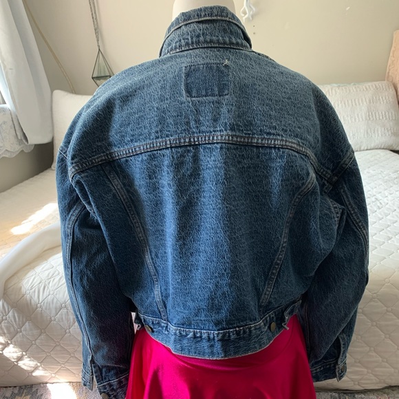 Levi’s vintage cropped acid wash denim jacket - Picture 2 of 12